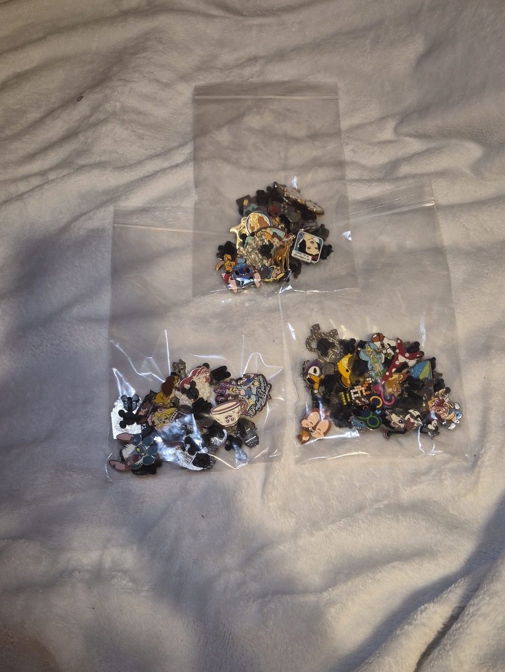 Disney Enamel Character Pin Lot